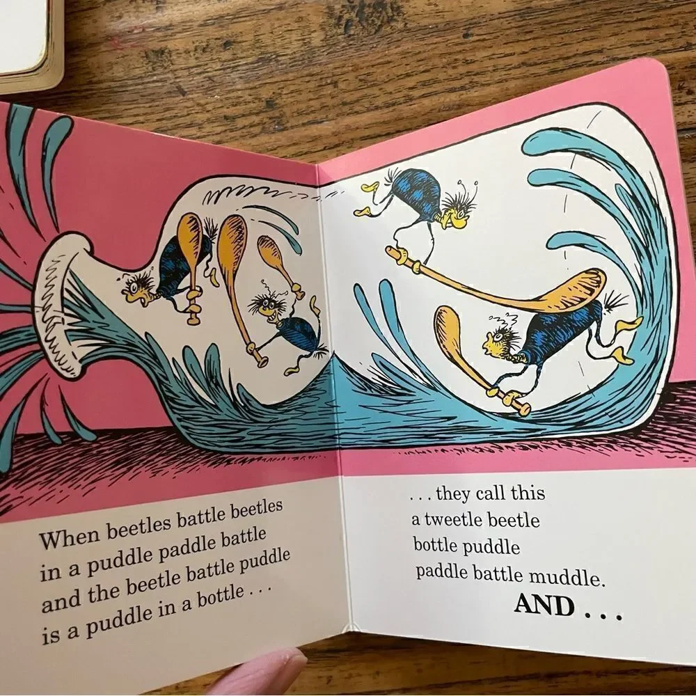 Lot of 4 Early Readers Toddler/ Preschool Board Books Dr Seuss and Others